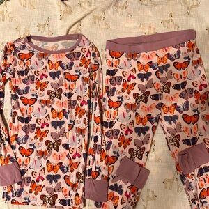 Little Sleepies Butterfly Kisses Size 9/10